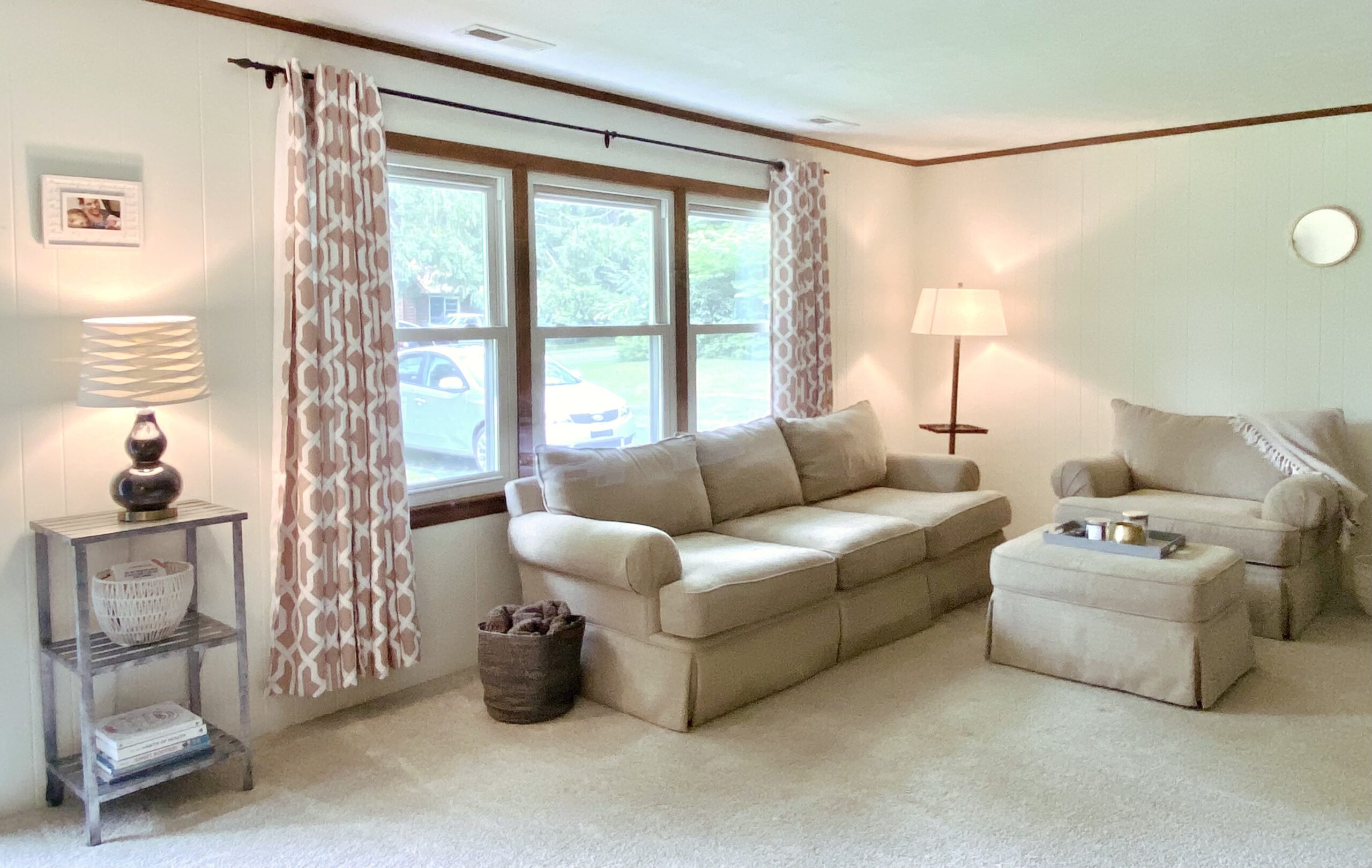 living room after